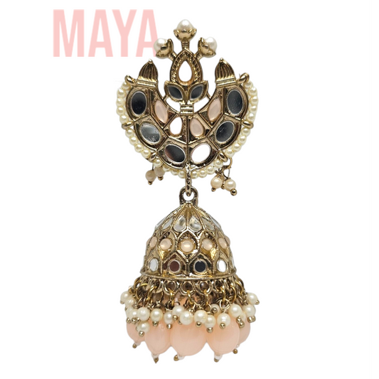 Maya Earrings Peach