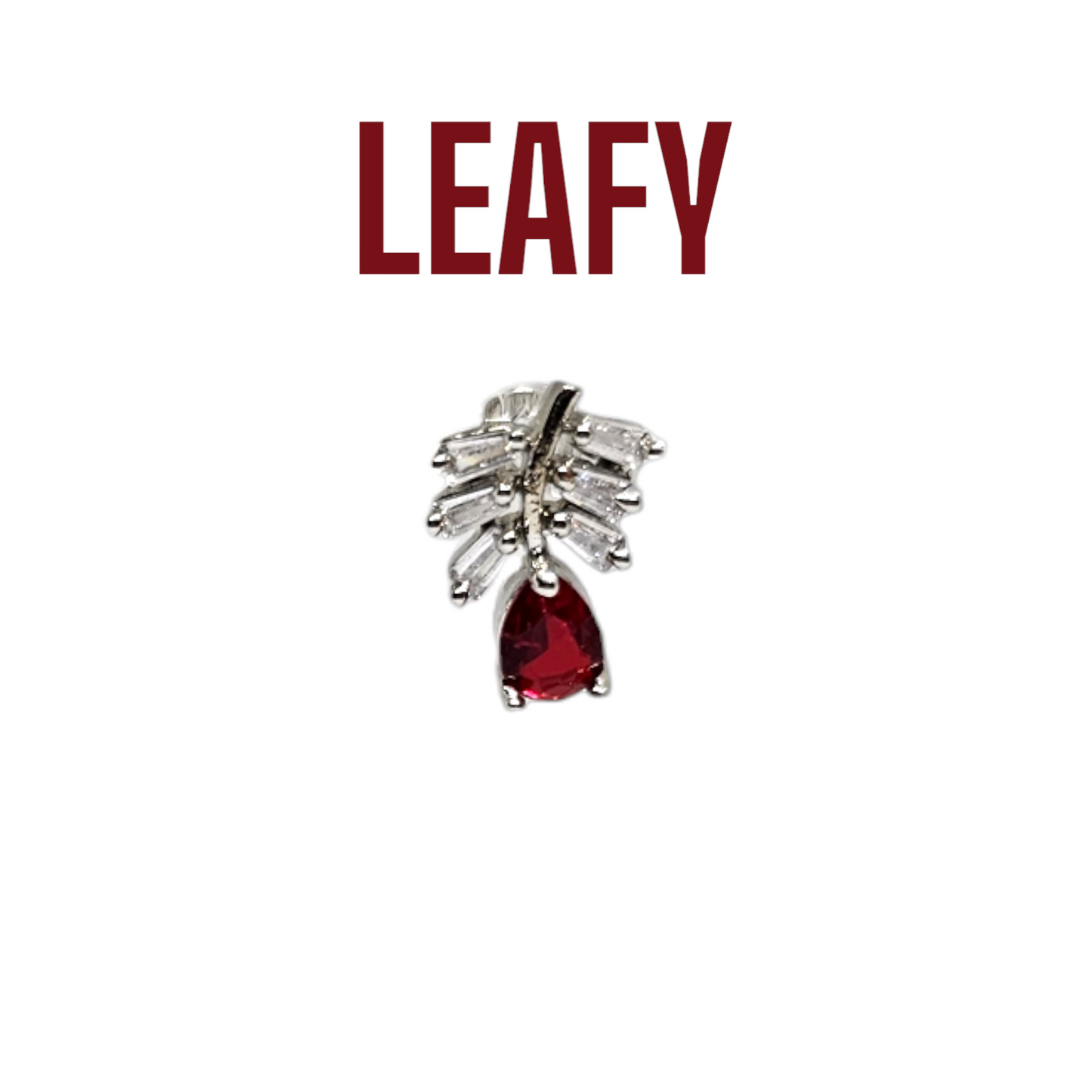 Leafy Drops Ruby