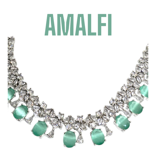 Amalfi Necklace, Frozen Mint