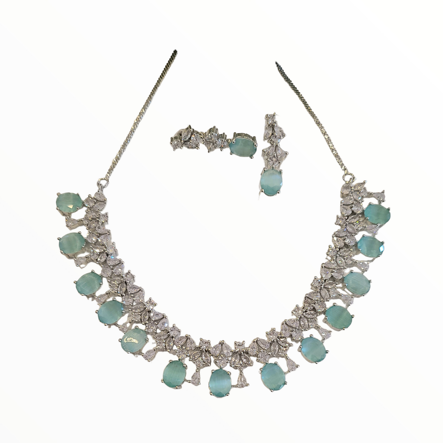 Amalfi Necklace, Frozen Mint