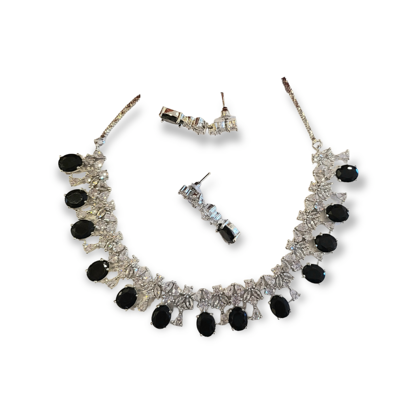 Amalfi Necklace, Ebony Black